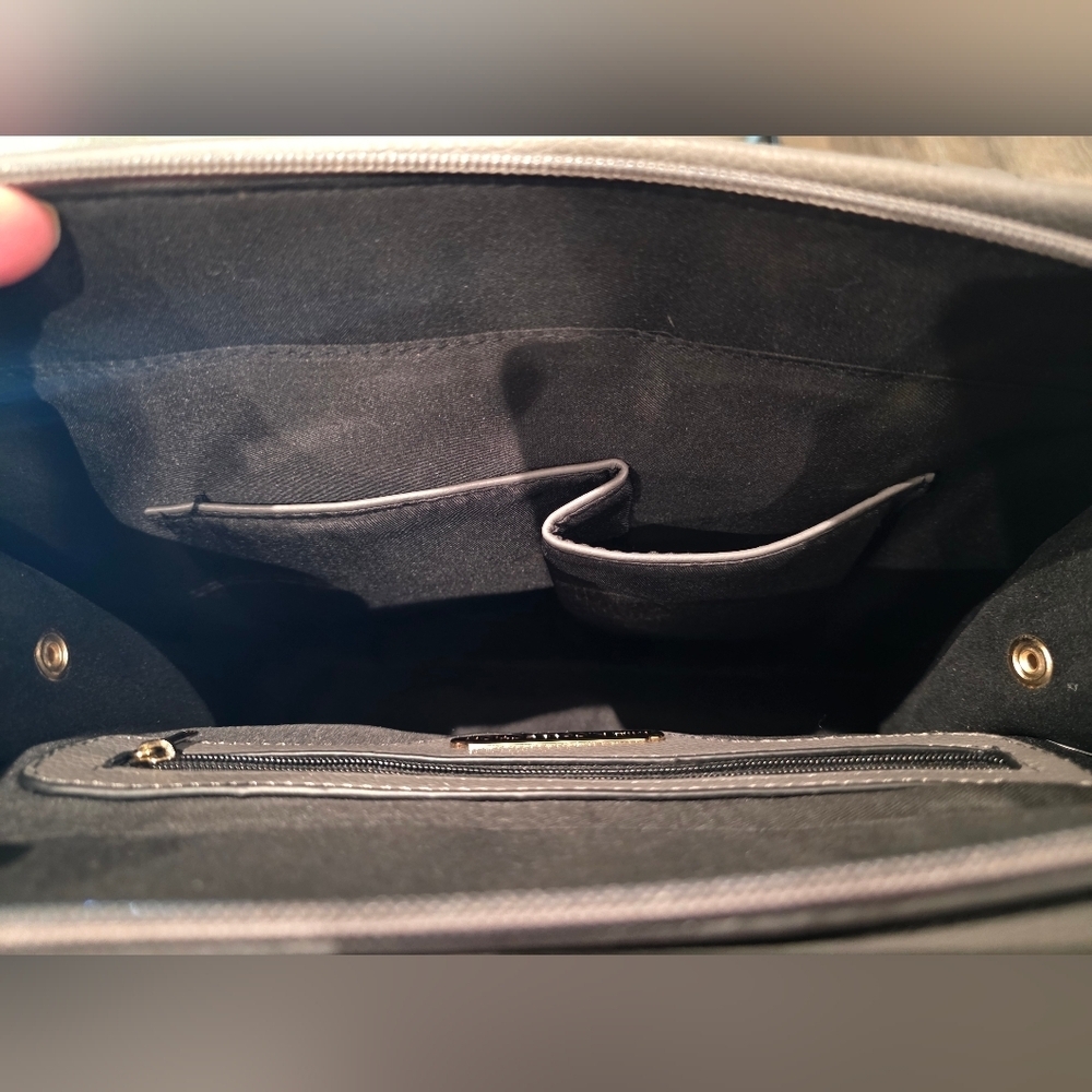 MKF Collection Virginia Women's Tote Bag by Mia K --Charcoal - Picture 6 of 8